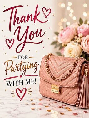 Thank you Everyone! 🌷🤍“Bags Posh Party" on May 31, 2026